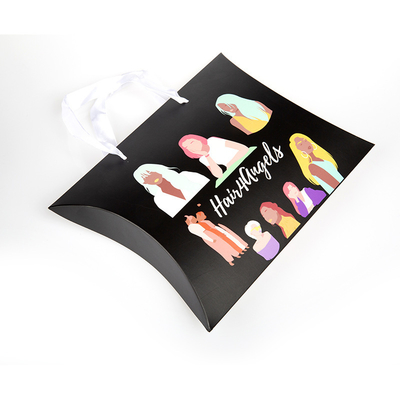 Купить Custom Printed Pillow Boxes with Handle – Luxury Packaging for Wigs, Hair Extensions & Accessories online manufacture