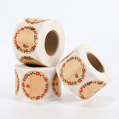 Хорошая цена. Наклейки для печатного бумага Kraft Eco-friendly Custom Logo Stickers Manufacturer онлайн